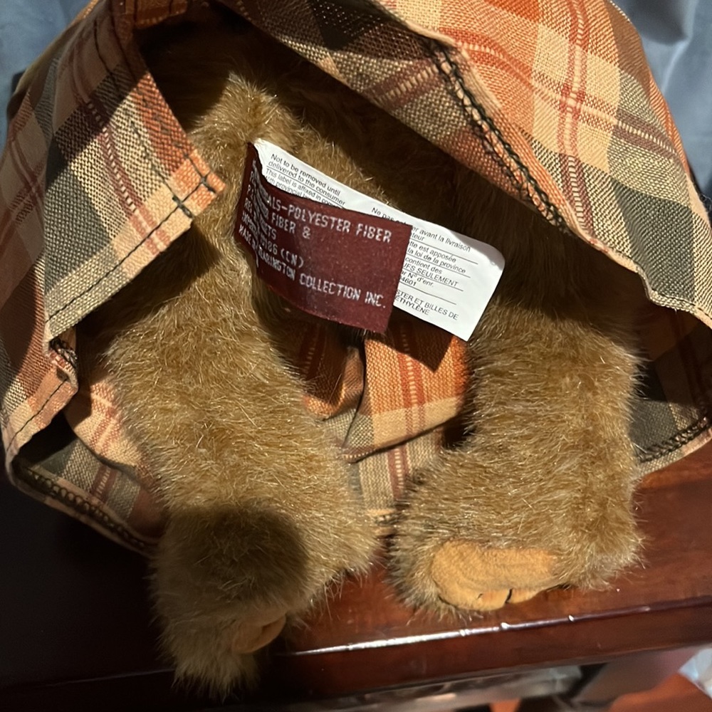 Bearington Bears "Autumn Harvester" 15” Plush Bear Retired! Halloween Fall Decor - Picture 9 of 13